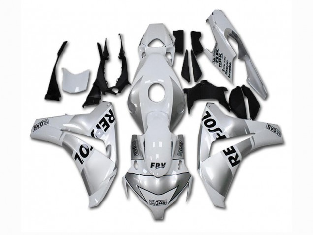08-11 Silber Weiß Repsol Honda CBR1000RR Motorrad Verkleidung 08-11 Silber Weiß Repsol Honda CBR1000RR Motorrad Verkleidung