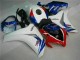 08-11 Weiß Blau Honda CBR1000RR Motorrad Verkleidung Komplett Sets 08-11 Weiß Blau Honda CBR1000RR Motorrad Verkleidung Komplett Sets