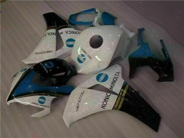 08-11 Weiß Blau Honda CBR1000RR Motorrad Verkleidung