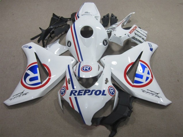 08-11 Weiß Blau Repsol Honda CBR1000RR Motorrad Verkleidung