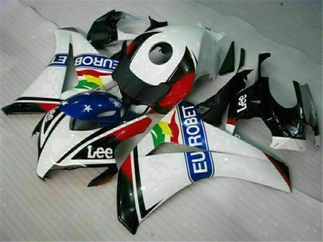 08-11 Weiß Blau Rot Eurobet Lee Honda CBR1000RR Motorrad Verkleidung