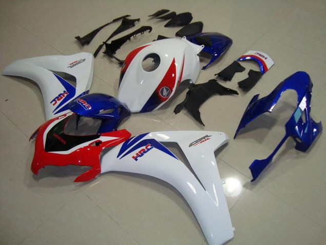 08-11 Weiß Blau Rot HRC Honda CBR1000RR Motorrad Verkleidung