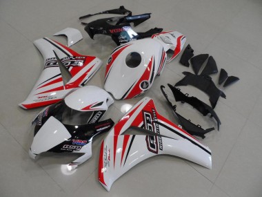 08-11 Weiß Rot HRC Honda CBR1000RR Motorrad Verkleidung