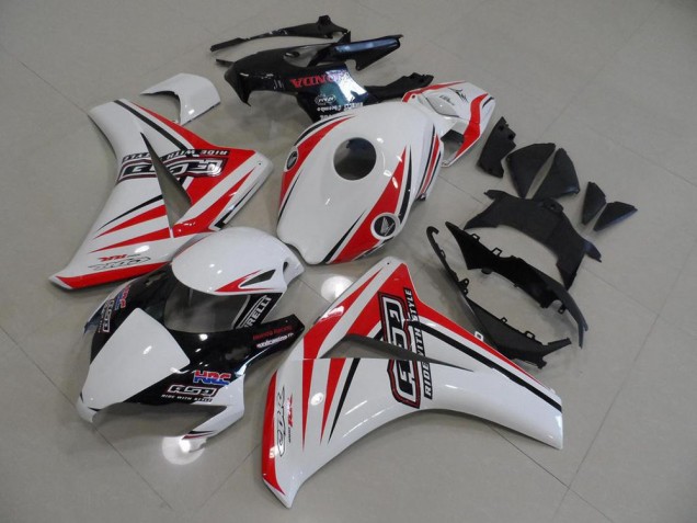 08-11 Weiß Rot HRC Honda CBR1000RR Motorrad Verkleidung 08-11 Weiß Rot HRC Honda CBR1000RR Motorrad Verkleidung