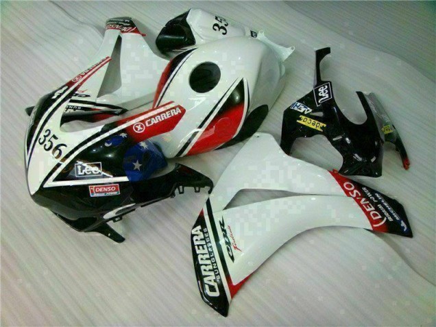 08-11 Weiß Schwarz Honda CBR1000RR Motorrad Verkleidung & Plastik 08-11 Weiß Schwarz Honda CBR1000RR Motorrad Verkleidung & Plastik
