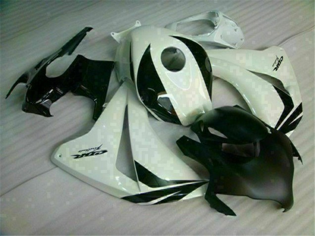 08-11 Weiß Schwarz Honda CBR1000RR Motorrad Vollverkleidung 08-11 Weiß Schwarz Honda CBR1000RR Motorrad Vollverkleidung