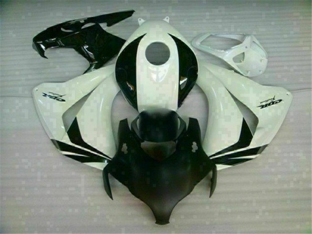 08-11 Weiß Schwarz Honda CBR1000RR Motorrad Vollverkleidung 08-11 Weiß Schwarz Honda CBR1000RR Motorrad Vollverkleidung