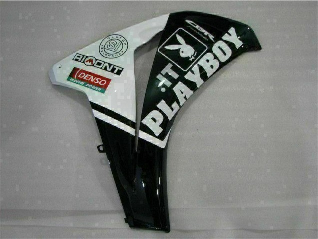 08-11 Weiß Schwarz Playboy Honda CBR1000RR Motorrad Verkleidung 08-11 Weiß Schwarz Playboy Honda CBR1000RR Motorrad Verkleidung