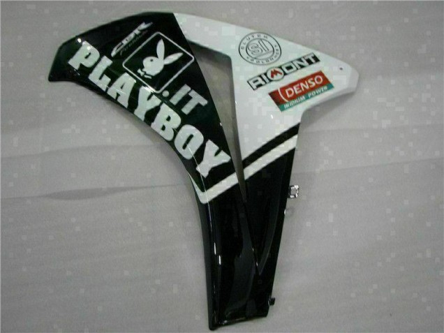 08-11 Weiß Schwarz Playboy Honda CBR1000RR Motorrad Verkleidung 08-11 Weiß Schwarz Playboy Honda CBR1000RR Motorrad Verkleidung