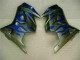 08-12 Blau Kawasaki EX250 Motorrad Verkleidung