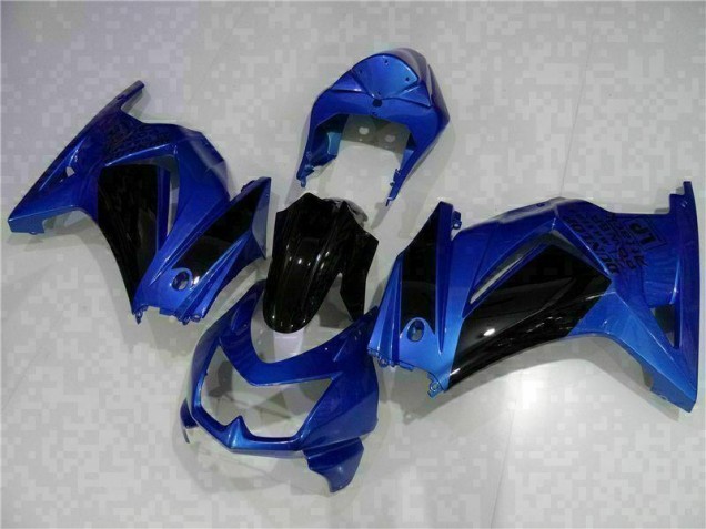 08-12 Blau Schwarz Kawasaki EX250 Motorrad Verkleidung 08-12 Blau Schwarz Kawasaki EX250 Motorrad Verkleidung