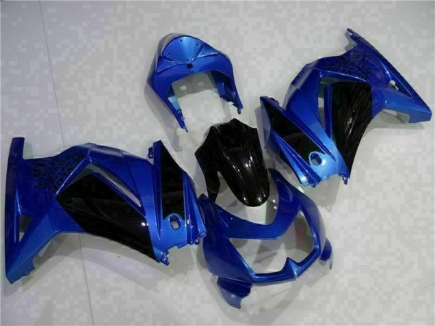 08-12 Blau Schwarz Kawasaki EX250 Motorrad Verkleidung 08-12 Blau Schwarz Kawasaki EX250 Motorrad Verkleidung