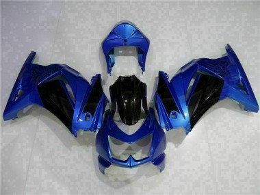 08-12 Blau Schwarz Kawasaki EX250 Motorrad Verkleidung