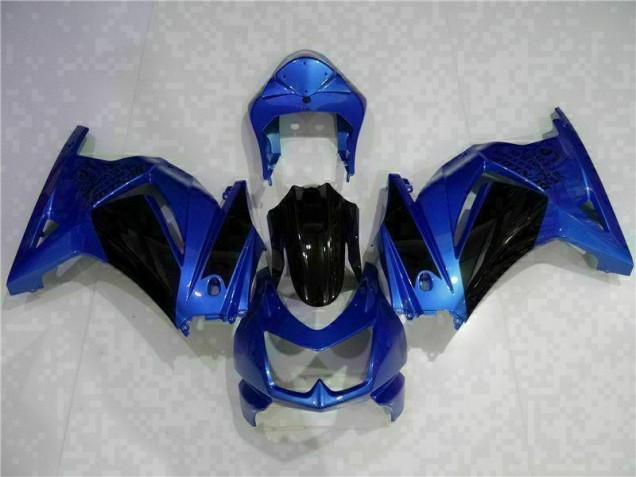 08-12 Blau Schwarz Kawasaki EX250 Motorrad Verkleidung 08-12 Blau Schwarz Kawasaki EX250 Motorrad Verkleidung