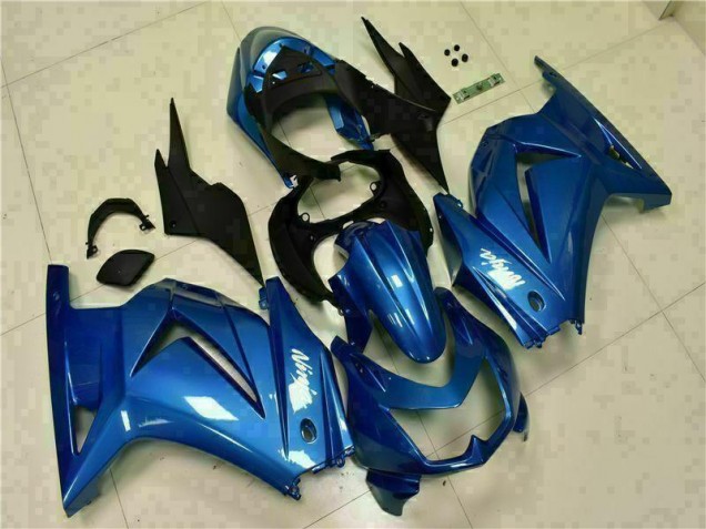 08-12 Blau Schwarz Weiß Ninja Kawasaki EX250 Motorrad Verkleidung 08-12 Blau Schwarz Weiß Ninja Kawasaki EX250 Motorrad Verkleidung