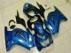 08-12 Blau Schwarz Weiß Ninja Kawasaki EX250 Motorrad Verkleidung 08-12 Blau Schwarz Weiß Ninja Kawasaki EX250 Motorrad Verkleidung