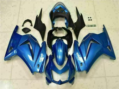 08-12 Blau Schwarz Weiß Ninja Kawasaki EX250 Motorrad Verkleidung