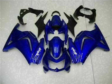 08-12 Blau Schwarz Weiß Ninja Kawasaki EX250 Motorrad Verkleidungen