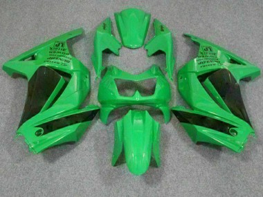 08-12 Grün Kawasaki EX250 Motorrad Verkleidungen