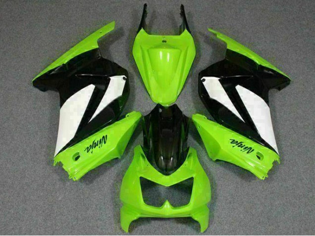 08-12 Grün Schwarzer Ninja Kawasaki EX250 Motorrad Verkleidung 08-12 Grün Schwarzer Ninja Kawasaki EX250 Motorrad Verkleidung