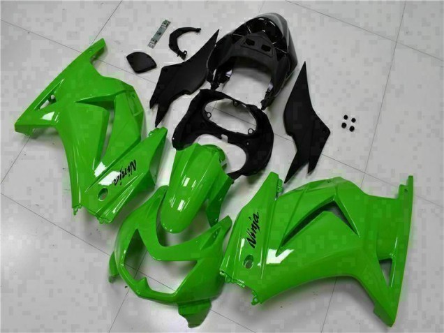 08-12 Grün Schwarzer Ninja Kawasaki EX250 Motorrad Verkleidungen 08-12 Grün Schwarzer Ninja Kawasaki EX250 Motorrad Verkleidungen