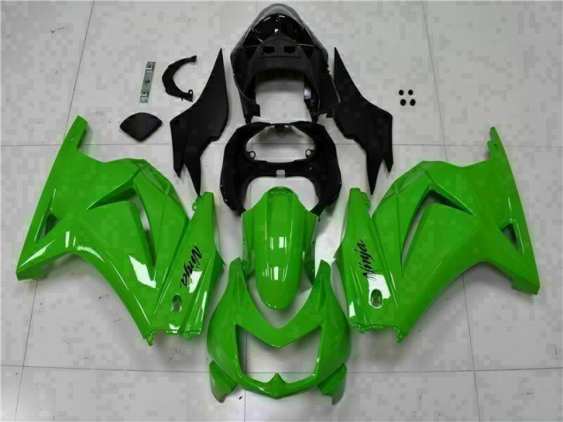 08-12 Grün Schwarzer Ninja Kawasaki EX250 Motorrad Verkleidungen 08-12 Grün Schwarzer Ninja Kawasaki EX250 Motorrad Verkleidungen