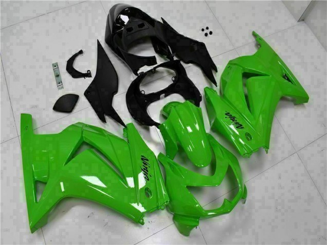 08-12 Grün Schwarzer Ninja Kawasaki EX250 Motorrad Verkleidungen 08-12 Grün Schwarzer Ninja Kawasaki EX250 Motorrad Verkleidungen