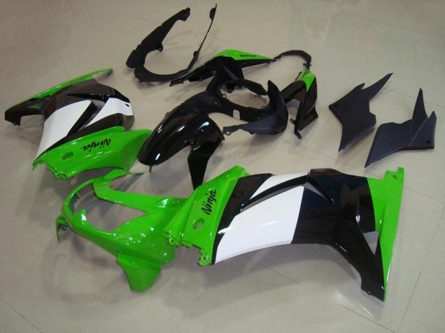 08-12 Grün Weiß Schwarz Kawasaki ZX250R Motorrad Verkleidung 08-12 Grün Weiß Schwarz Kawasaki ZX250R Motorrad Verkleidung