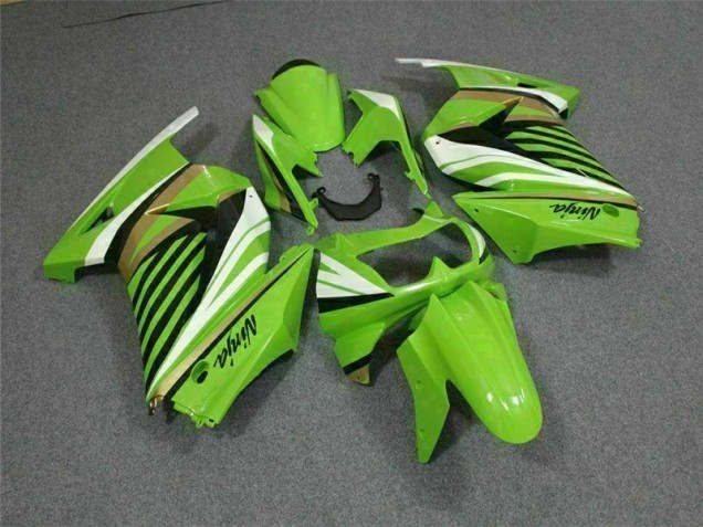 08-12 Grün Weiß Schwarz Ninja Kawasaki EX250 Motorrad Verkleidung 08-12 Grün Weiß Schwarz Ninja Kawasaki EX250 Motorrad Verkleidung