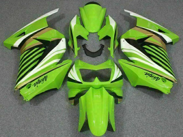 08-12 Grün Weiß Schwarz Ninja Kawasaki EX250 Motorrad Verkleidung 08-12 Grün Weiß Schwarz Ninja Kawasaki EX250 Motorrad Verkleidung