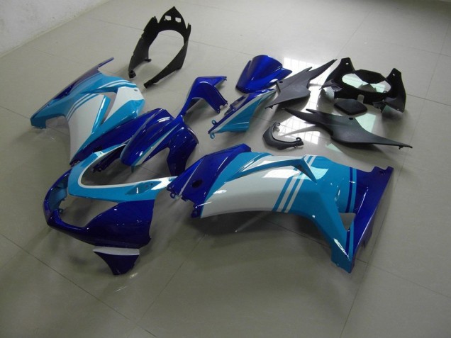 08-12 Hell und Dunkelblau Kawasaki ZX250R Motorrad Verkleidung 08-12 Hell und Dunkelblau Kawasaki ZX250R Motorrad Verkleidung