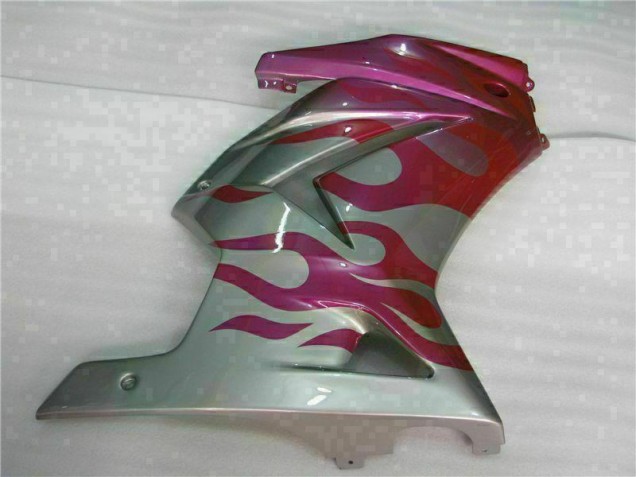 08-12 Lila Rot Kawasaki EX250 Motorrad Verkleidung 08-12 Lila Rot Kawasaki EX250 Motorrad Verkleidung