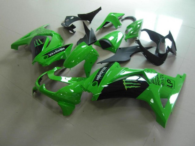 08-12 Neues grünes Monster Kawasaki ZX250R Motorrad Verkleidung 08-12 Neues grünes Monster Kawasaki ZX250R Motorrad Verkleidung