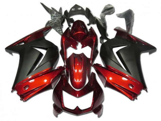 08-12 Rot Grau Kawasaki EX250 Motorrad Verkleidung 08-12 Rot Grau Kawasaki EX250 Motorrad Verkleidung