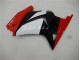 08-12 Rot Schwarz Weiß Kawasaki EX250 Motorrad Verkleidung