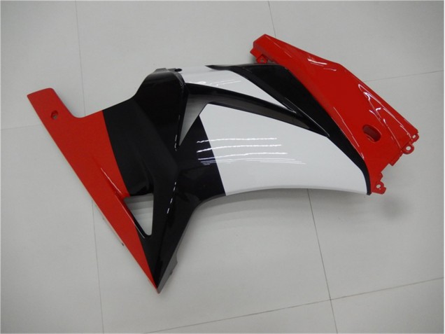 08-12 Rot Schwarz Weiß Kawasaki EX250 Motorrad Verkleidung