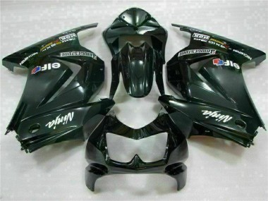 08-12 Schwarz Kawasaki EX250 Motorrad Verkleidung Komplett Sets