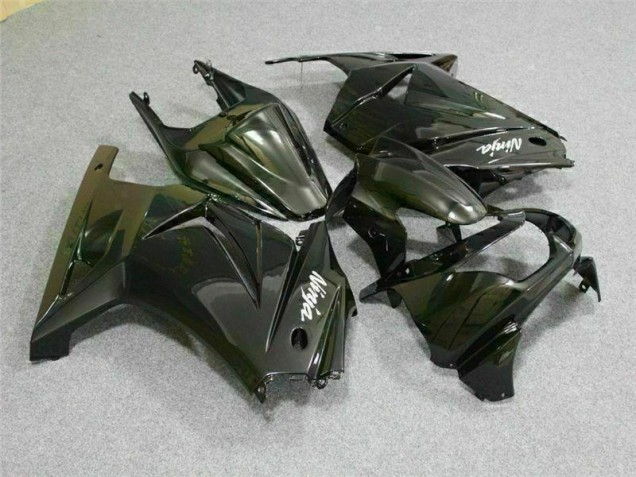08-12 Schwarz Kawasaki EX250 Motorrad Vollverkleidung 08-12 Schwarz Kawasaki EX250 Motorrad Vollverkleidung