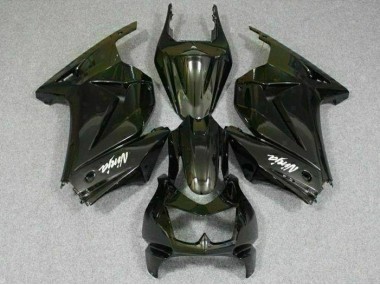 08-12 Schwarz Kawasaki EX250 Motorrad Vollverkleidung