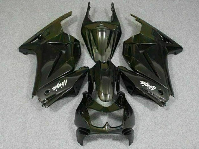 08-12 Schwarz Kawasaki EX250 Motorrad Vollverkleidung 08-12 Schwarz Kawasaki EX250 Motorrad Vollverkleidung