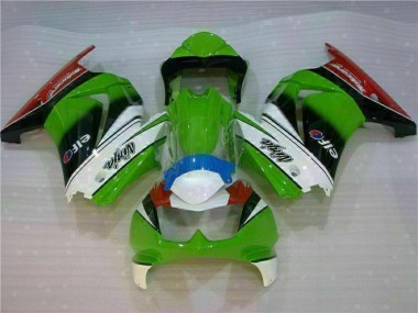 08-12 Weiß Grün Schwarz Ninja Kawasaki EX250 Motorrad Verkleidung