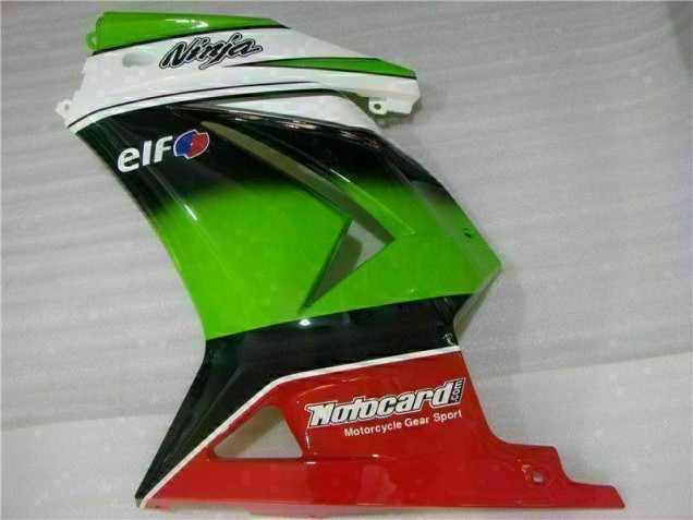 08-12 Weiß Grün Schwarz Ninja Kawasaki EX250 Motorrad Verkleidung 08-12 Weiß Grün Schwarz Ninja Kawasaki EX250 Motorrad Verkleidung