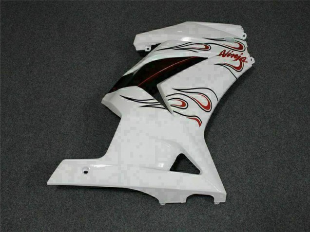 08-12 Weiß Rot Kawasaki EX250 Motorrad Verkleidung 08-12 Weiß Rot Kawasaki EX250 Motorrad Verkleidung