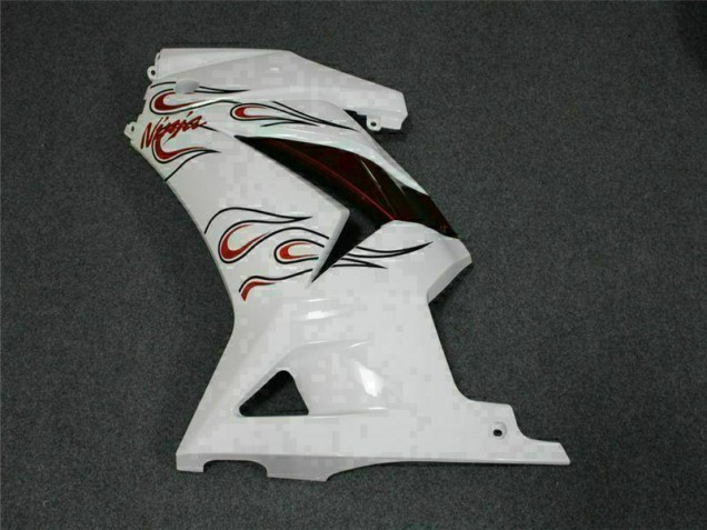 08-12 Weiß Rot Kawasaki EX250 Motorrad Verkleidung 08-12 Weiß Rot Kawasaki EX250 Motorrad Verkleidung