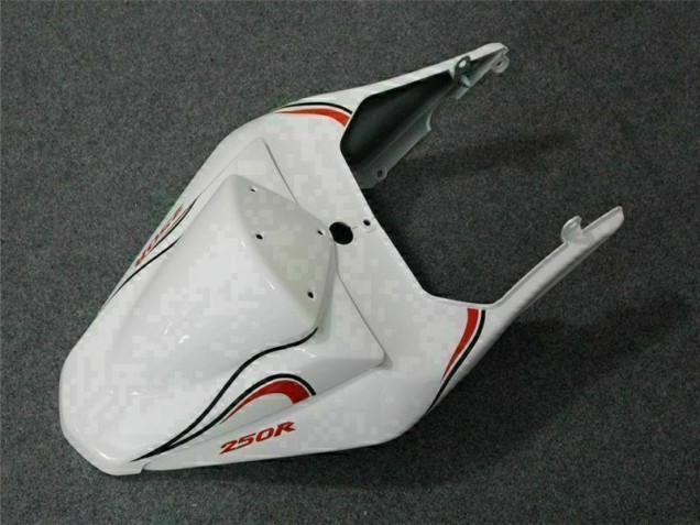 08-12 Weiß Rot Kawasaki EX250 Motorrad Verkleidung 08-12 Weiß Rot Kawasaki EX250 Motorrad Verkleidung