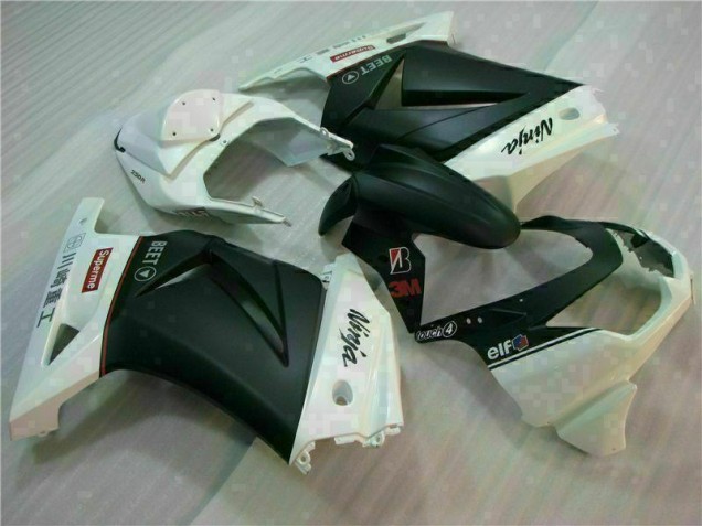 08-12 Weiß Schwarz Ninja 3M Kawasaki EX250 Motorrad Verkleidung