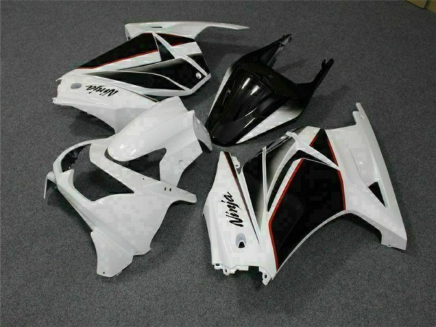 08-12 Weiß Schwarz Ninja Kawasaki EX250 Motorrad Verkleidungen 08-12 Weiß Schwarz Ninja Kawasaki EX250 Motorrad Verkleidungen