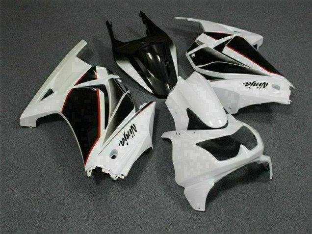 08-12 Weiß Schwarz Ninja Kawasaki EX250 Motorrad Verkleidungen 08-12 Weiß Schwarz Ninja Kawasaki EX250 Motorrad Verkleidungen