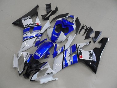 08-16 Blau Blau Weiß ENEOS Yamaha YZF R6 Motorrad Verkleidung