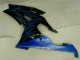 08-16 Blau Flamme Schwarz Yamaha YZF R6 Motorrad Verkleidung